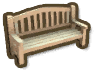 Palm Wood Bench