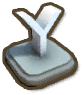 Y Letter Statue